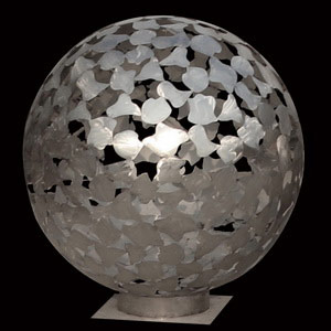 Metal ball sculpture